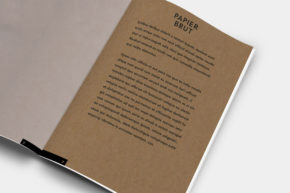 Papier Brut Einleitungsseite